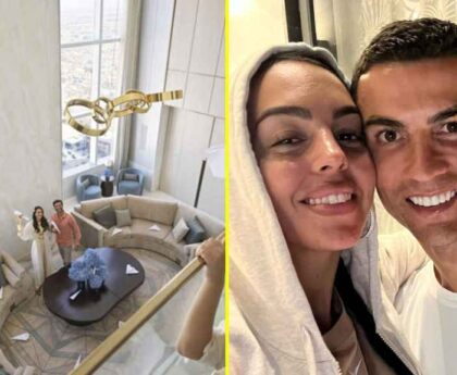 Cristiano Ronaldo Georgina szaud arábia four seasons hotel luxus fotó