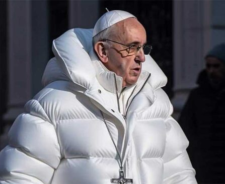 Ferenc pápa kabát fotó