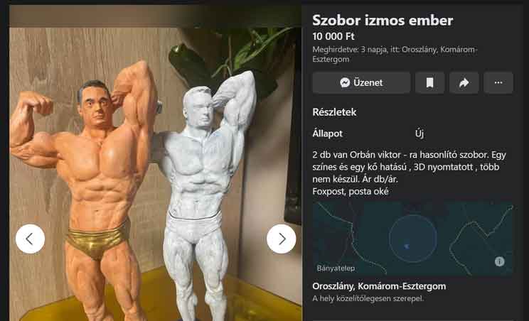 orbán viktor izmos szobor legdrágább luxus