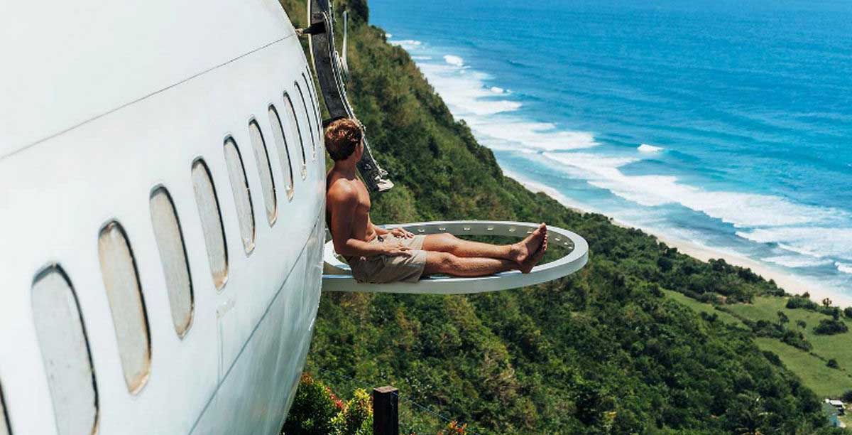 Bali luxushotel repülő Boeing