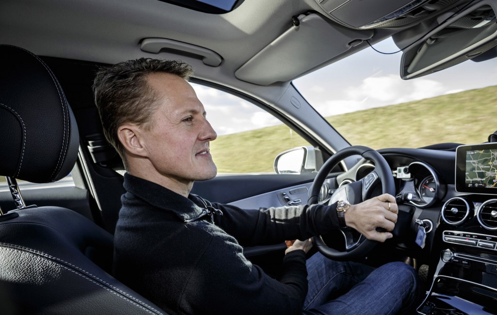 Michael Schumacher vezet