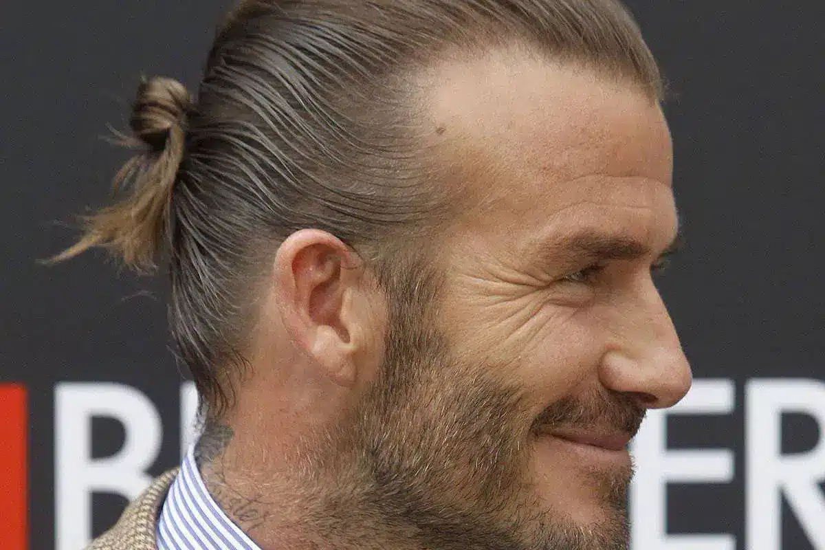 David Beckham feje oldalról.