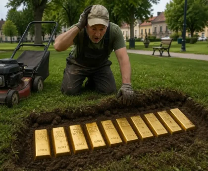 aranyrúd fűnyírás